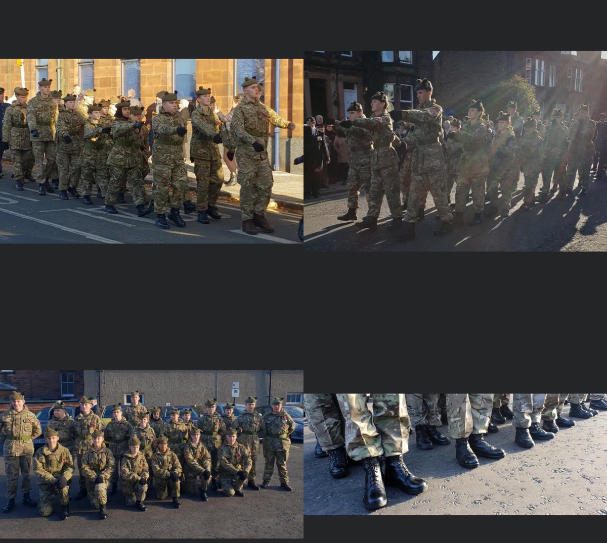 DumfriesD's tweet photo. Memories from Remembrance 2019! - Remembrance Parade 
-Poppy Collecting with @KirkconnelD ❤️ 
Hopefully we can partake in the remembrance parade this time next year🤞🏼 
#DoorstepRemembrance #WeWillRememberThem #LestWeForget #keeptheflamealive #inspiretoacheive https://t.co/sCi9MPzeVw