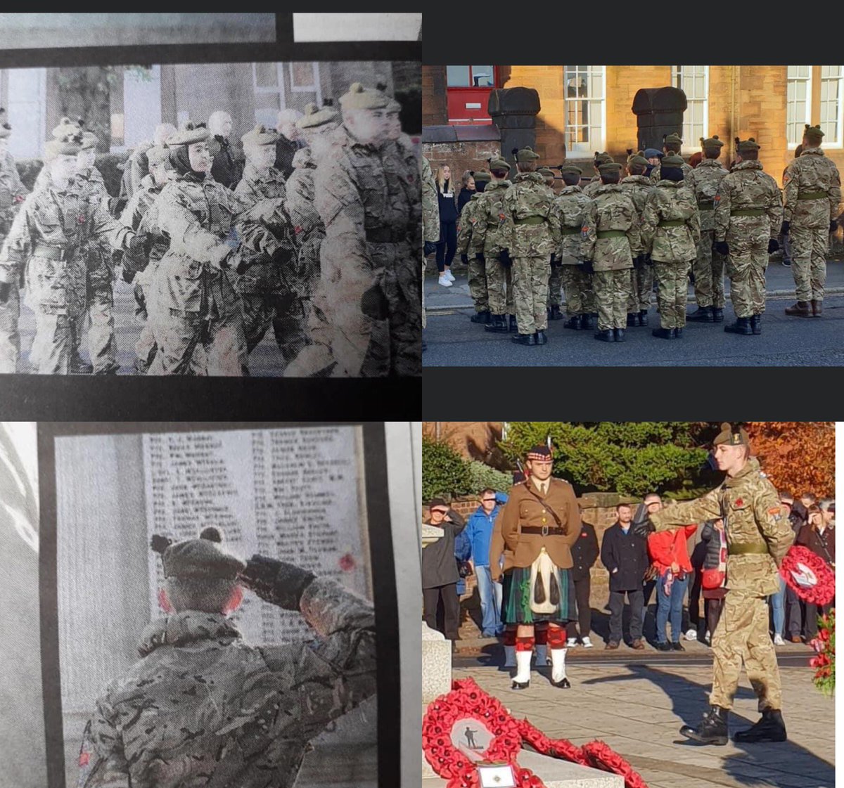 DumfriesD's tweet photo. Memories from Remembrance 2019! - Remembrance Parade 
-Poppy Collecting with @KirkconnelD ❤️ 
Hopefully we can partake in the remembrance parade this time next year🤞🏼 
#DoorstepRemembrance #WeWillRememberThem #LestWeForget #keeptheflamealive #inspiretoacheive https://t.co/sCi9MPzeVw