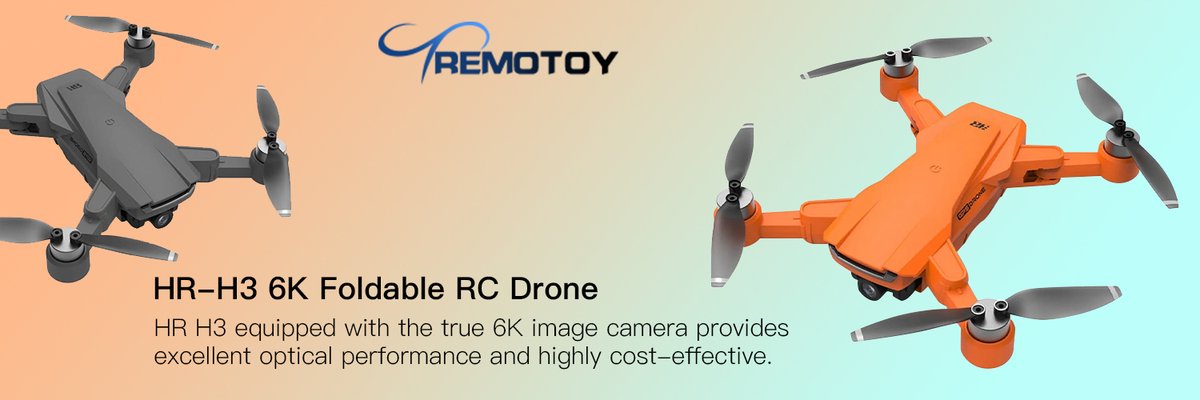 remotoy's tweet photo. HR-H3 6K Foldable RC Drone

HR H3 equipped with the true 6K image camera provides excellent optical performance and highly cost-effective.

View More On https://t.co/tOBa1W5cQ0

#droneworld #dronefly #quadcopter #cameradrone #drone #dronephotography #giftideas #rcdrone https://t.co/LalZ8G4lhC