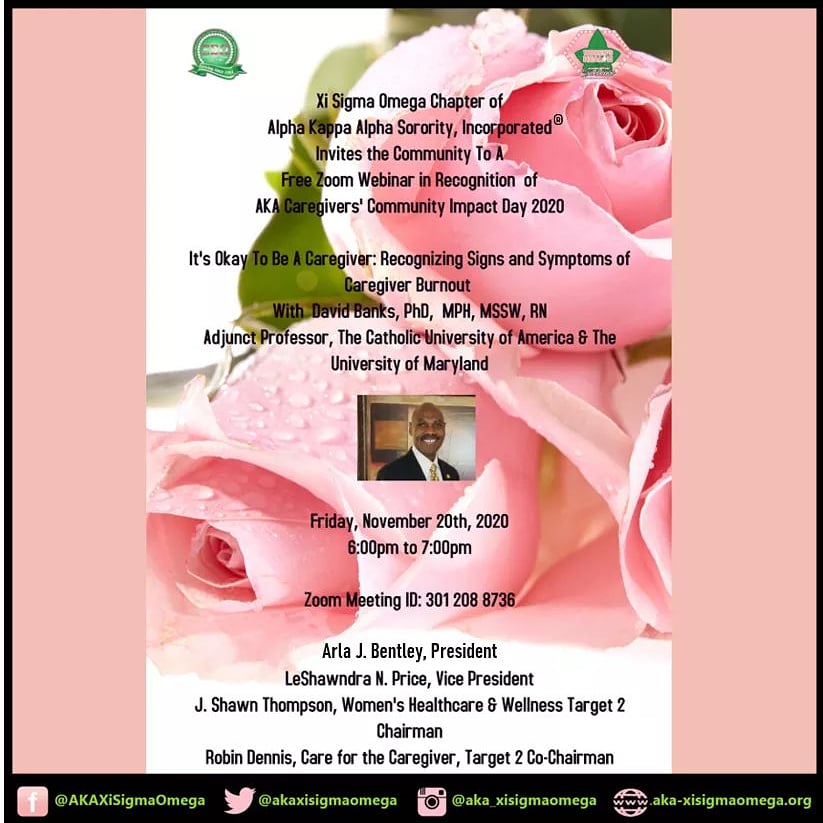 akaxisigmaomega's tweet photo. #AKA1908 #WomensHealthcareAndWellness #CareForTheCaregivers #BeCareCurious @AKANARegion #AKAXiSO https://t.co/8t26JMIcve