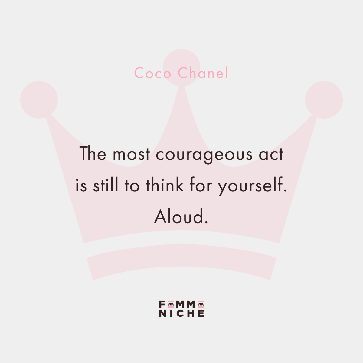 FemmeNiche's tweet photo. Selfcare is not selfishness.
Selfcare is necessary for you to feel good with yourself.
Only when you feel confident with who you are can you succeed!
#femmeniche #quotesforyou #feminism #selfcare #freedom #freewoman #womenwithvoices #cocochanelquotes #cocoquotes #beyourself https://t.co/MO1Pzcc1gB