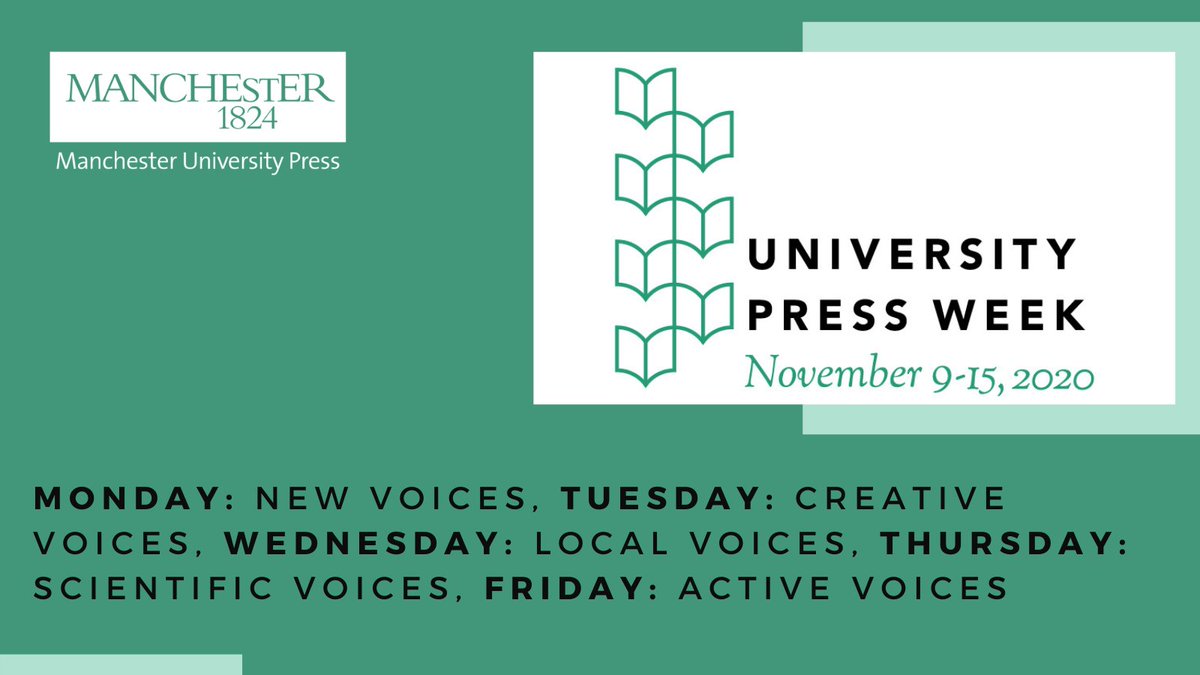 This week we're celebrating  #UPWeek Keep an eye on our blog and social media channels, where we'll be celebrating this year's theme of  #RaiseUP, starting today with New Voices.Read more about University Press Week, here:  https://tinyurl.com/y42uhm67&nbsp;  #ReadUP  #AUPresses