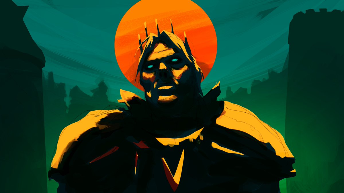 StefkaBun's tweet photo. 30 min speedpaintings: "cursed lord" and "hiding a spaceship" :>
 #dailyart #speeddraw #speedpainting #drawdaily #landscapepainting #30minutedrawing #conceptart #illustration #artstudy https://t.co/VSMzokBglK