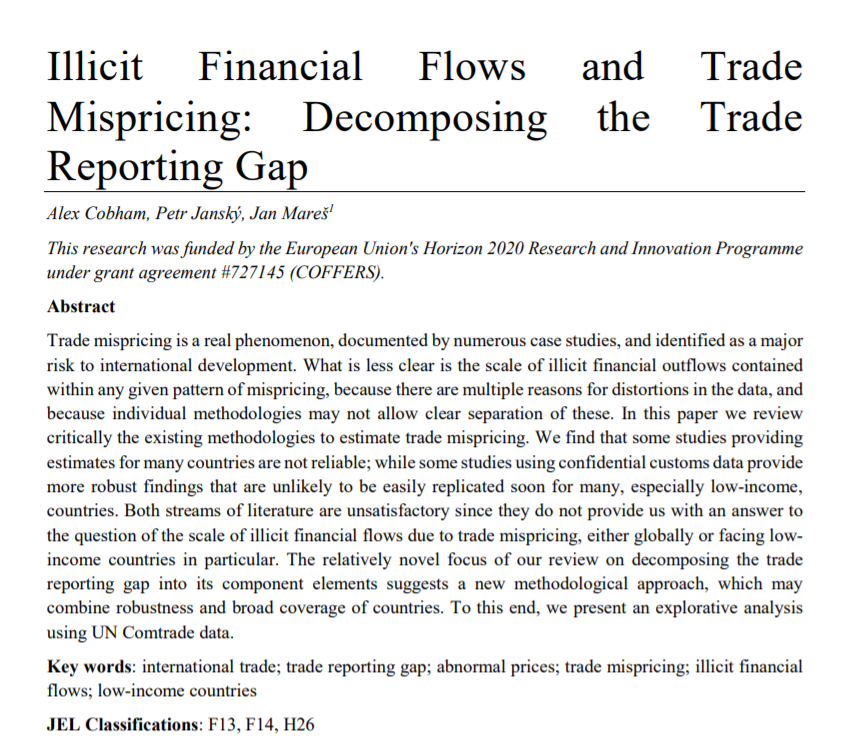 But national accounts improvements would generally support more aggregate anomaly analysis, as in e.g. this commodity work with  @petr_jansky and  @JanMares from  @COFFERSEU  http://coffers.eu/wp-content/uploads/2019/11/D6.6-Working-Paper.pdf