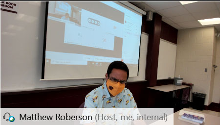 cmichCLASS's tweet photo. Let's finish the semester strong and continue to Mask Up & Fire Up with @CMU_English faculty members Carlin Borsheim-Black and Matthew Roberson. #cmichCLASS #LifeAtCentral https://t.co/QhfUv3vvxE