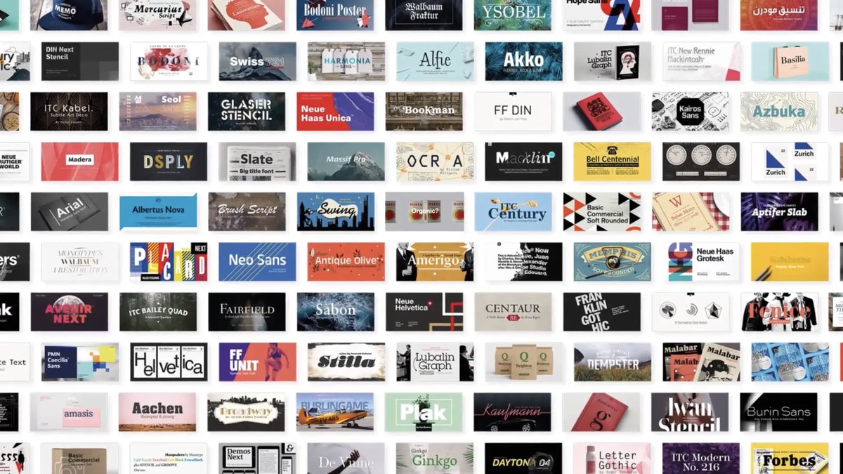 Monotype's tweet photo. When you’re starting a new project for your brand or receive a client brief, it’s easy to lose valuable time in a cycle of browsing, testing and second-guessing. 

This tutorial provides helpful tips for choosing the right font. https://t.co/TSswYU5XQT https://t.co/XdfrE0cqb8