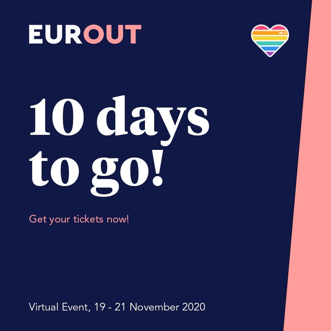 EuroutLondon's tweet photo. 10 days to go! This will be our milestone 10th year hosting the conference. ;) Have you bought your tickets yet? 

https://t.co/AaQ5oaFYuz

#EUROUT #businessconference #LGBT https://t.co/mcMQhbnXGP