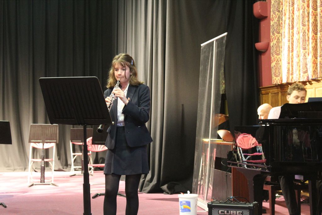 Churchers1722's tweet photo. Lower Sixth musicians performed a delightful lunchtime concert today to their peers. @ChurchersMusic https://t.co/l8d5QDSEGh