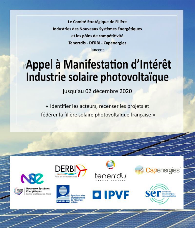 PexeFrance's tweet photo. 📡Les acteurs de la filière #solaire #photovoltaïque au sein du #CSFNSE et avec @Capenergies @TENERRDIS et @pole_DERBI lancent un AMI dédié aux acteurs de l'industrie #solaire #photovoltaïque française
➡️➡️ https://t.co/XEueEuzrmH #ENR https://t.co/G6MqI08AXt