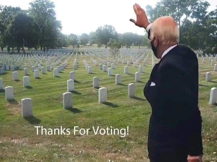 OttoHuang120's tweet photo. The silent majority voted for Biden. https://t.co/7iZ2uuAhac