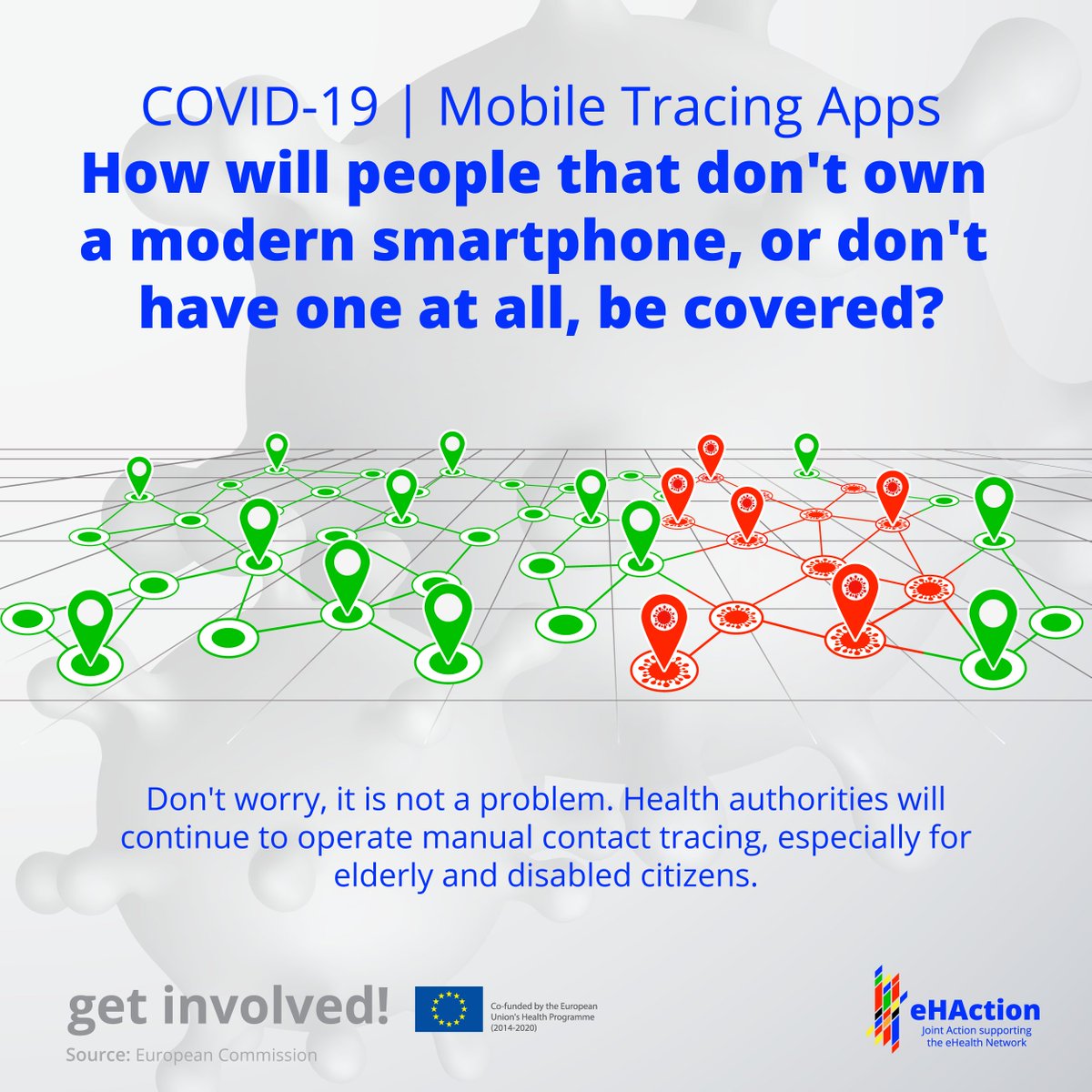 eHAction_3rdJA's tweet photo. Did you know that manual contact tracing tools will be more efficient as these apps will allow most of the population to be covered? 💪 #eHAction #GetInvolved #MobileTracingApps #Mhealth https://t.co/6lrafrLoJD