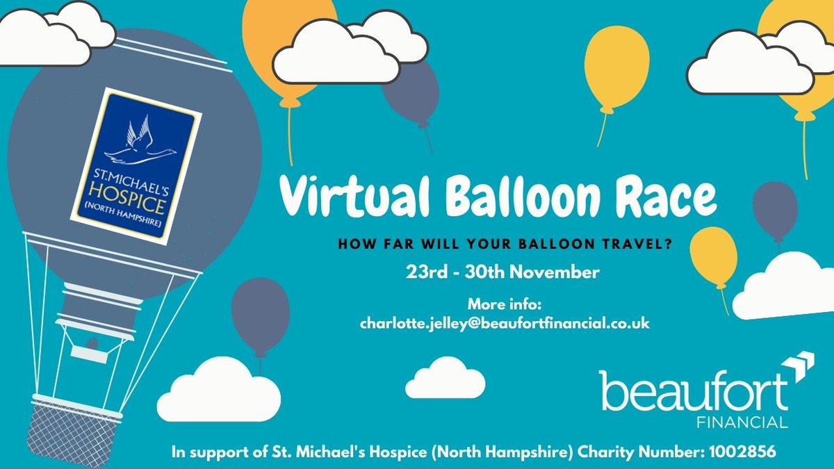 Finli_TV's tweet photo. Our FINAL event of the @smhbasingstoke accumulator challenge is HERE! For £3 you can design your balloon and take part in our Virtual Balloon Race! Purchase &amp; track your balloons here: https://t.co/8hQdLZVJWk🎈#makingadifference #livelocalgivelocal #weareallinthistogether https://t.co/sChoxjMAwi