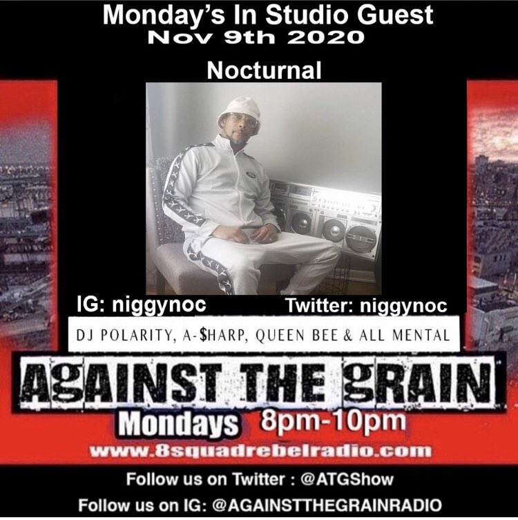 Allmental's tweet photo. Tonight Monday November 9th, 2020 it is about @ATGSHOW from 8pm-10pm with @DarkPolocious @asharp79 @Lize161 @allmental our in Studio guest veteran emcee @niggynoc Tune in https://t.co/TAlLYH9cOG https://t.co/GJwRSILyGo