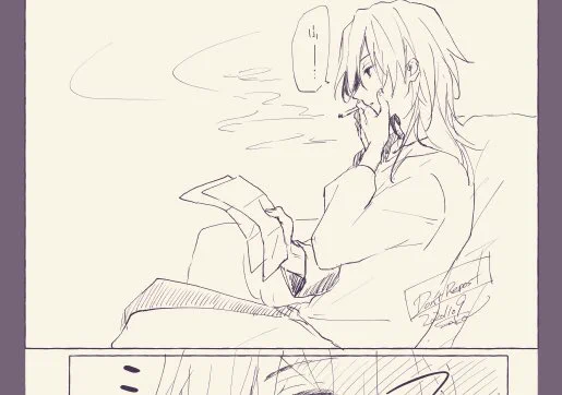 【ぎゆしの】※現代パロ。冨岡さん喫煙してます。
煙草咥える冨岡さんが描きたかっただけ。
https://t.co/EmE61drF3u 