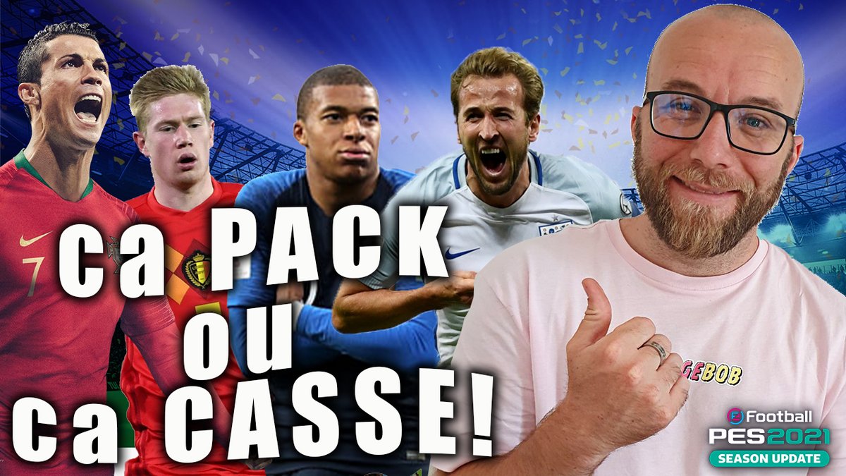 RENDEZ VOUS a 18h30:
PES 2021: MEGA PACK OPENING France, Portugal, Belgique et Anglettere! youtu.be/IgiscpwsDwM via <a href="/YouTube/">YouTube</a>