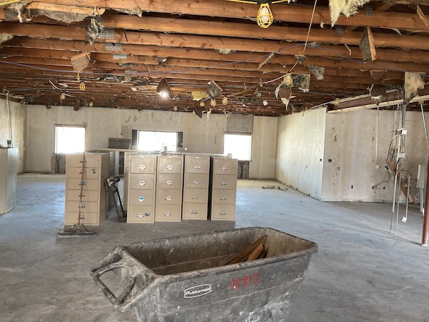 esu4nebraska's tweet photo. Renovation continues at ESU 4 #esu4 - Here are some inside photos - the whole interior will be completely remodeled to fit staff needs. #becourageous https://t.co/J0SwblQ5Az