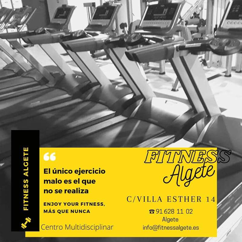 AlgeteACODE's tweet photo. FITNESS ALGETE
Gimnasio Multidisciplinar Zona Norte
C/ Villa Esther 14
☎️ 91 628 11 02
#FitnessLife #FitnessAlgete #CicloIndoor #BodyFit #Entrenamiento
#Zumba #Pilates #Yoga
#AcodeAlgete #ApoyaEmprendedores #Apoyaelcomerciolocalylasempresasdeservicios
#CompraenAlgete https://t.co/AfxeGhv7jy