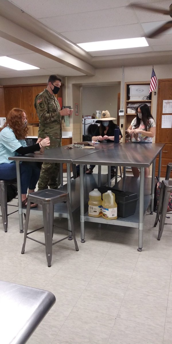 MRE challenge in the culinary classes have started!