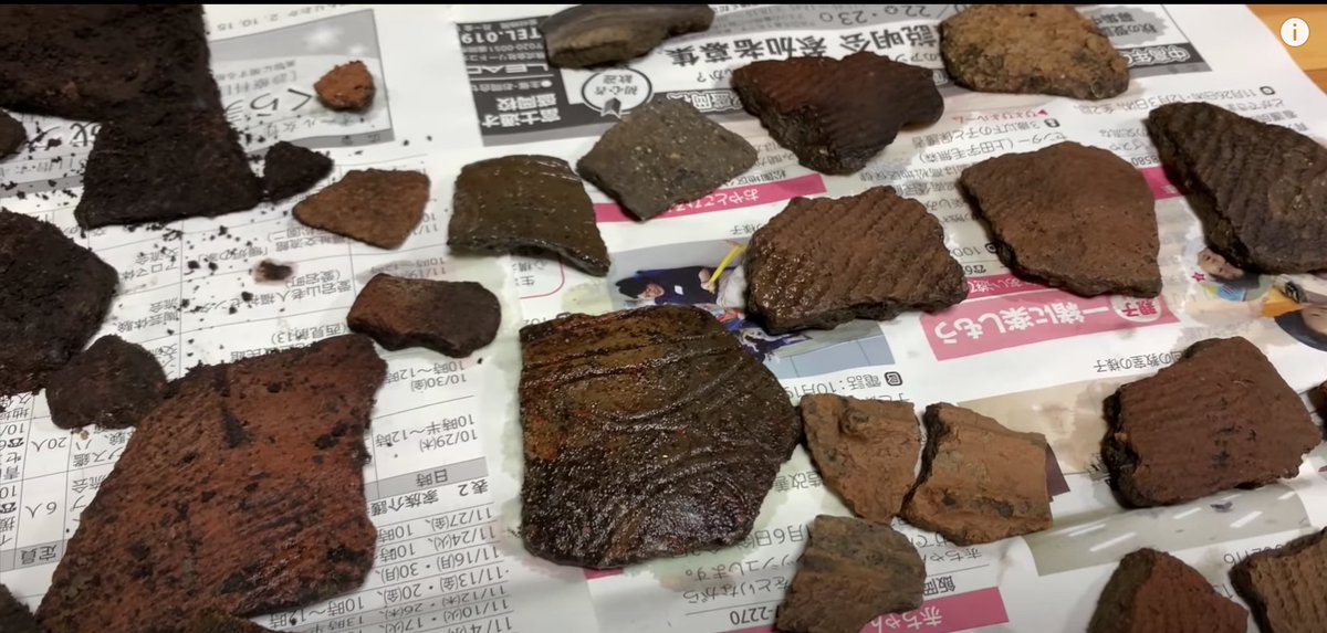 Not reporting items to a cultural properties specialist/police is considered a **theft**. And after the wait (3 months), those artifacts become the property of the prefecture. So, keeping finds is stealing from the state. I hope all those pieces were turned in! /3