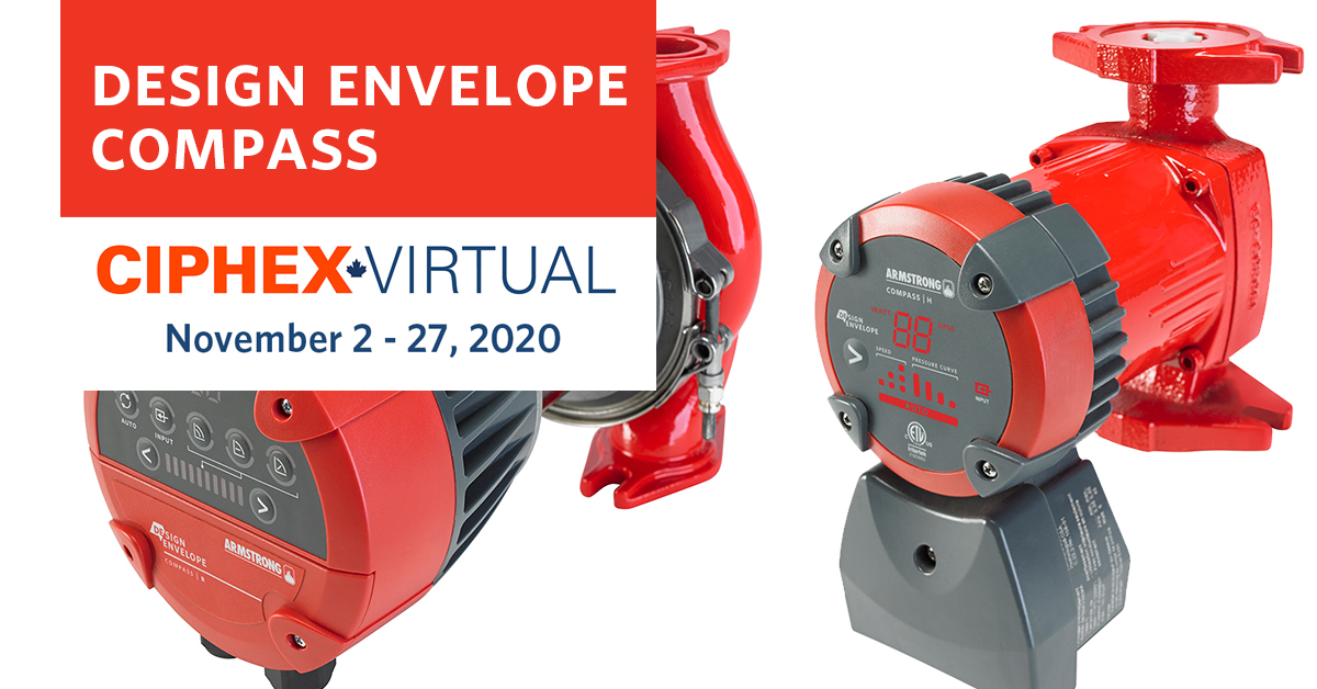 ArmstrongFT's tweet photo. We will be showcasing our Compass circulators at the 2020 CIPHEX Virtual. Check out our Compass H High-Efficiency Wet-Rotor circulator that uses up to 70% less energy & Compass R circulator that offers up to 80% Energy savings. @CIPHnews #ciphexvirtual https://t.co/WCp6AyKL1Y https://t.co/x4l8fvlgAx