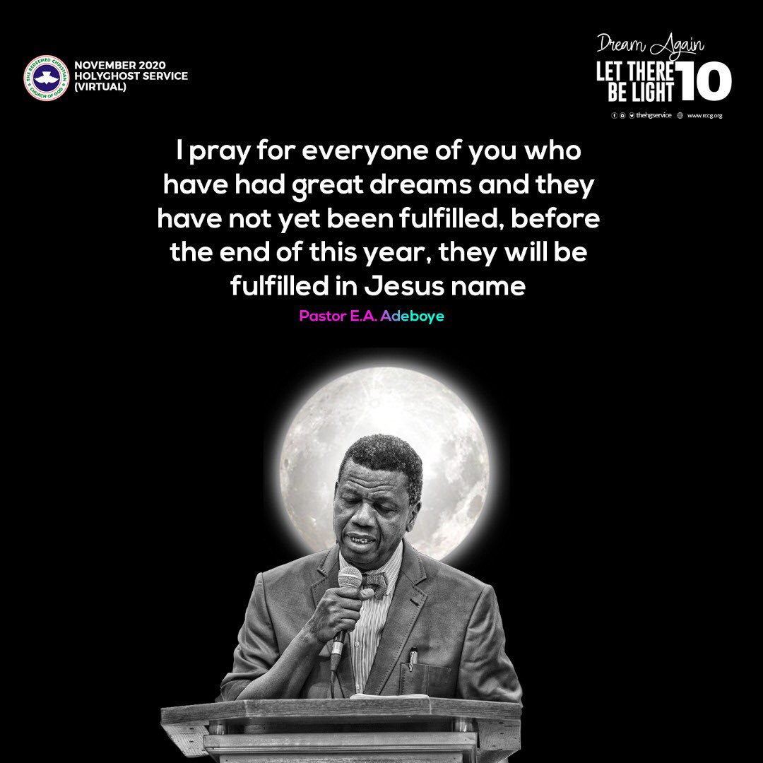 Pastor Adeboye tweet media