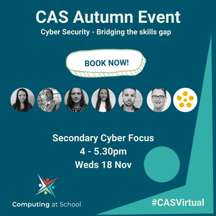 spookphia's tweet photo. Just over a week until I speak at the @CompAtSch  #CASAutumnEvent about my journey into cyber security, including highlights such as my time on @Hunted_HQ!

Really looking forward to this webinar, especially talking about my experiences so far as a "newbie" to security 😁 https://t.co/awnjtoXraS