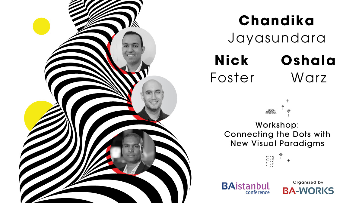 baistconf's tweet photo. Chandika Jayasundara, Nick Foster & Oshala Warz will be facilitating the workshop "Connecting the Dots with New Visual Paradigms" on @creately at Virtual Business Analysis #BAistanbul Conference!
To explore more about the workshop, visit our website:
https://t.co/FedDjRCEEV https://t.co/heBp0jZtVo