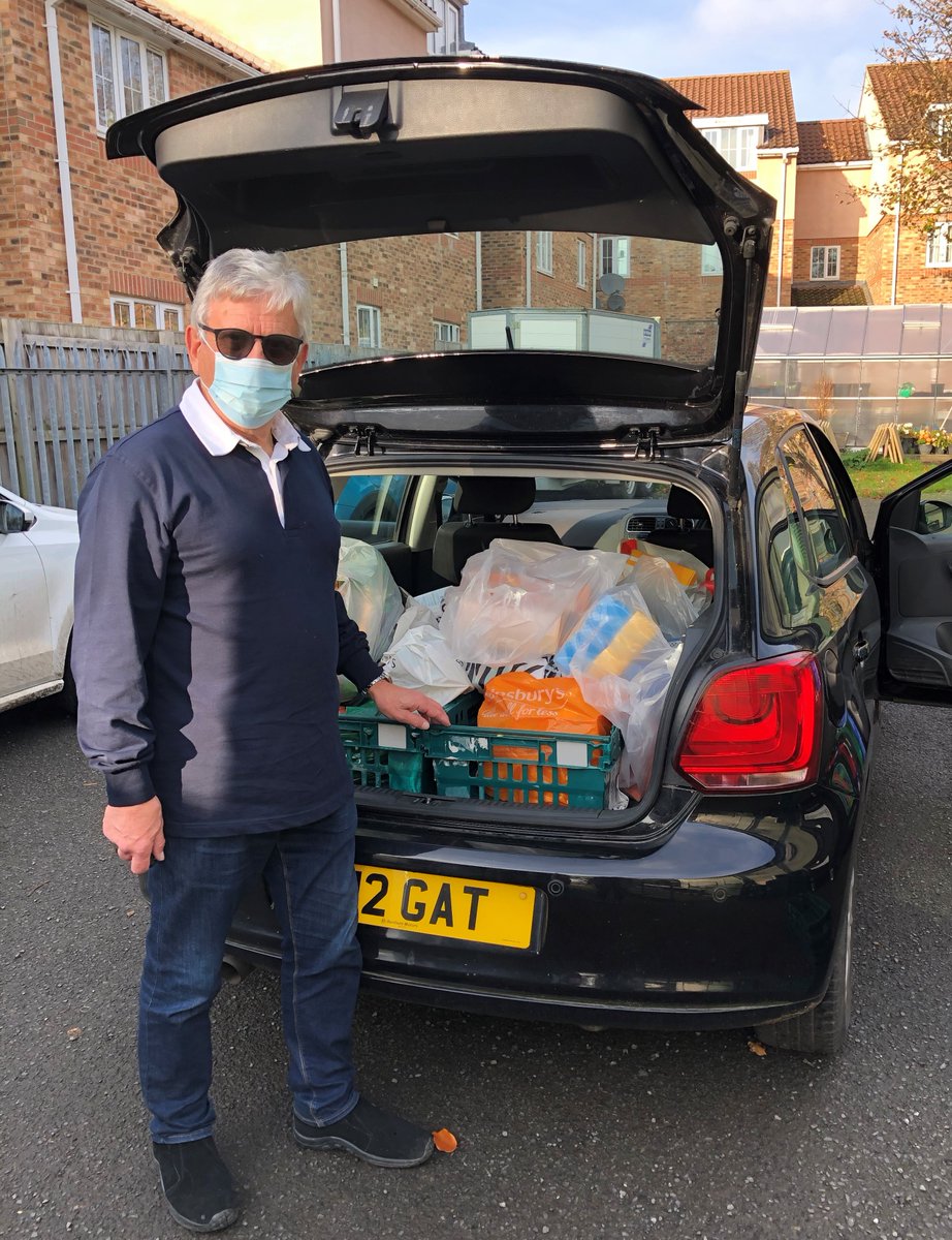 NCLFoodbank's tweet image. Huge thank you to Peter for dropping off another incredible carload of donations from The Newcastle Jewish Community. This year the community decided that Mitzvah Day (15th Nov) will support our Food Bank! We have received very generous donations of food, money &amp;amp; pamper packs.