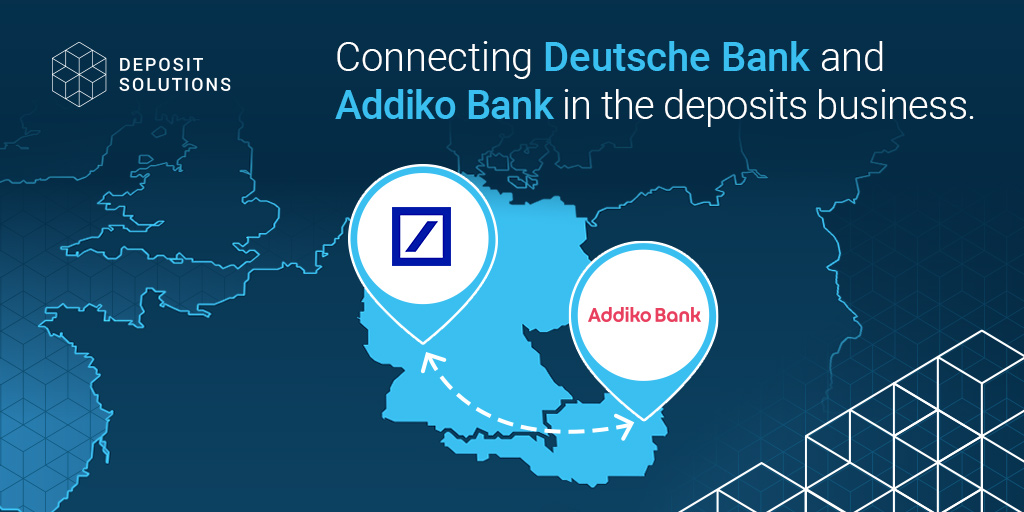 We are very happy to welcome Addiko Bank from #Austria to our platform! #Addiko is now offering fixed-term deposit products to customers of <a href="/DeutscheBankAG/">Deutsche Bank Deutschland</a>'s ZinsMarkt marketplace. #openbanking