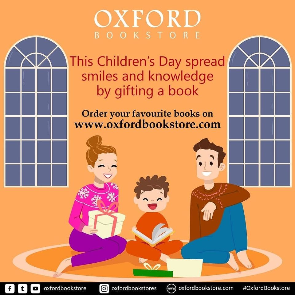 oxfordbookstore's tweet photo. This children's day spread smiles and knowledge by gifting a book.
Order your favourite books on https://t.co/kXgYRdm730 and get them delivered at your doorstep.
#StayHomeReadABook #ChildrensDay #Books #OxfordBookstore #ApeejayGroup https://t.co/esm2Ay4KAs