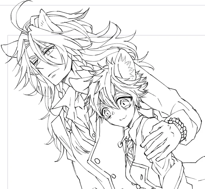 もっとスピーディーに絵が描けるようになりたいです…

これはレオラギ♀ちゃん

※女体化 