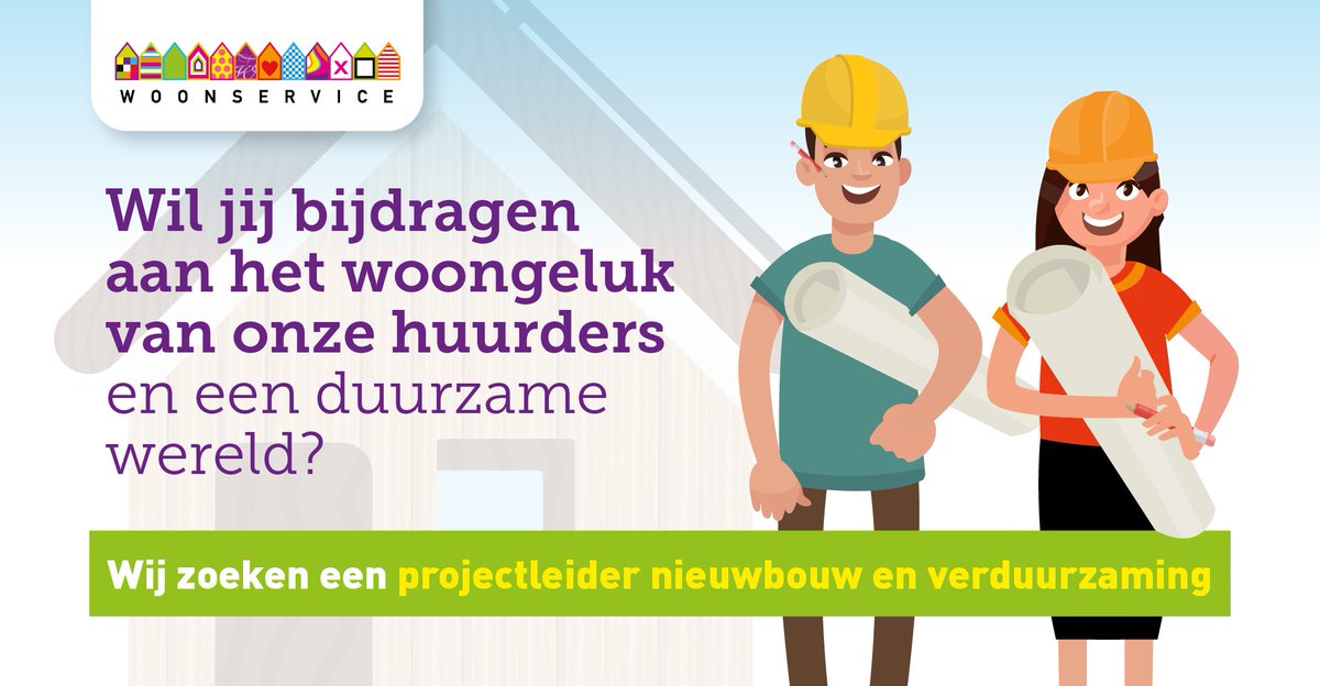 Wij zoeken een projectleider nieuwbouw en verduurzaming met installatietechnische affiniteit #VACATURE Meer info: bit.ly/3leD6U2