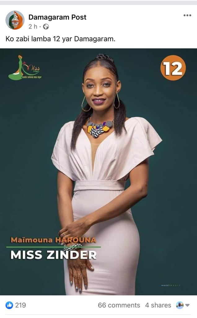 SaharaReporters's tweet photo. Northern Muslims Condemn Young Lady From Niger Republic For Participating In Beauty Pageant | Sahara Reporters https://t.co/CMtQATQjQR https://t.co/7h5FKcJWNt
