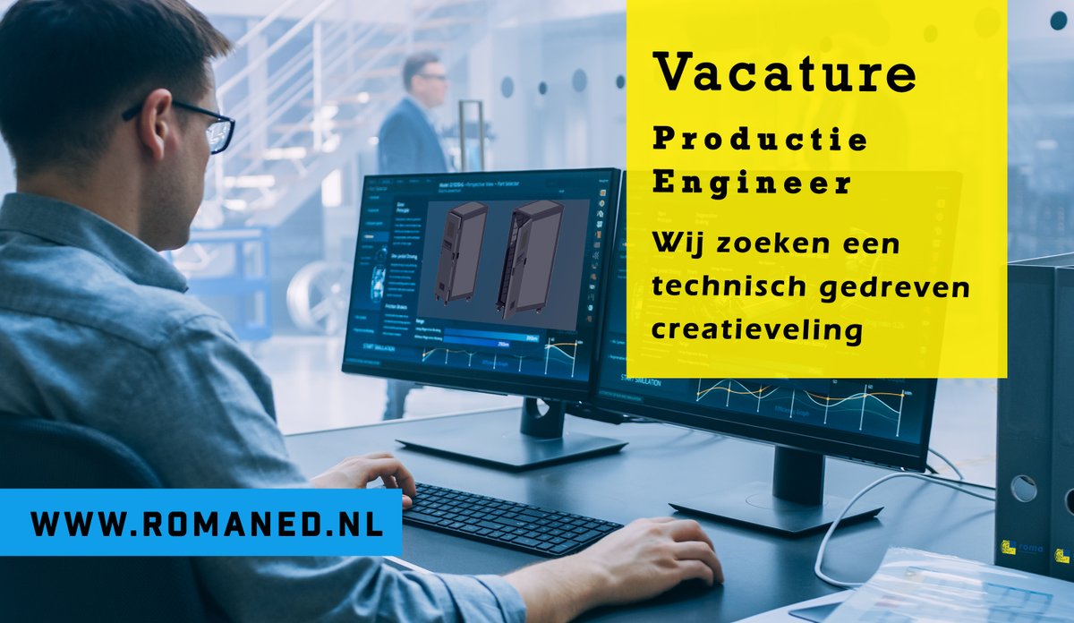 Vacature Productie Engineer
Werk jij graag aan spraakmakende projecten en heb je behoefte aan een uitdaging en wil je werken in een leuk team? Dan ben jij de nieuwe collega die wij zoeken. bekijk snel meer op: romaned.nl/vacatures/vaca…