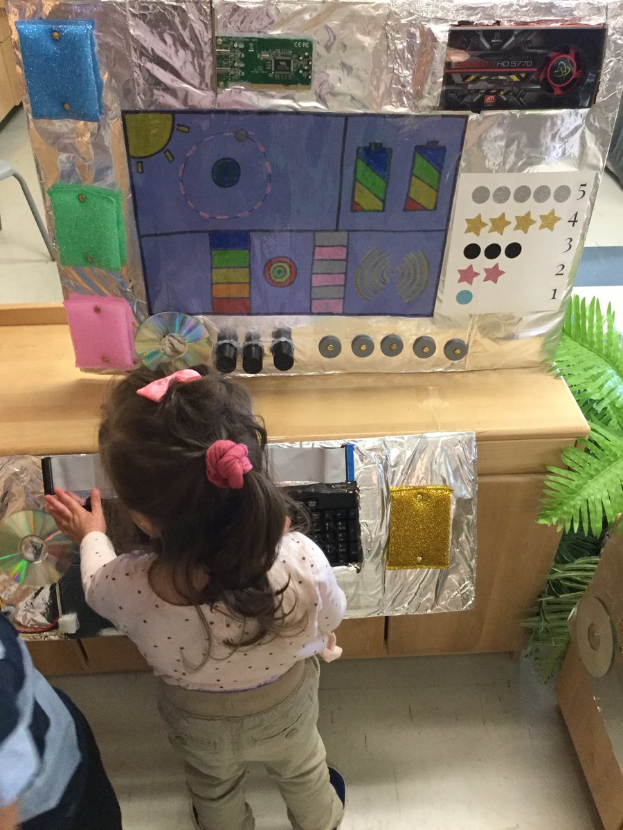 StonehavenELC's tweet photo. Our astronauts in training #spaceplay #electronicexploration https://t.co/PlGw2OkJ8j