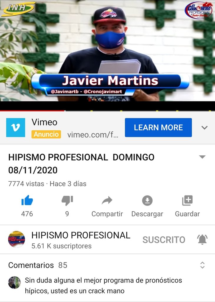 HipiProfesional's tweet photo. #HIPISMO Todo el equipo de 🏇HIPISMO PROFESIONAL🎥 se siente muy agradecido por la gran receptividad que tuvimos en esta reaparecida... Los numeros hablan por si solos.. Gracias a todos por el apoyo y la confianza.. Vamos por mas...!!! 💪🔥 @ajmedinam @RJVProducciones @JAVIMARTB https://t.co/QX5tcBMNof