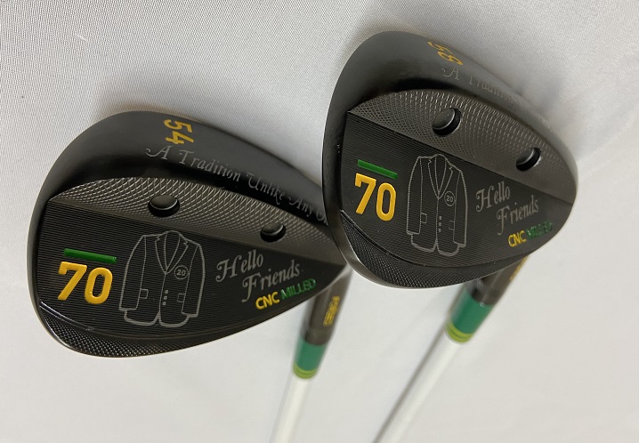 Sub70's tweet image. MASTERS WEEK GIVEAWAY! A randomly selected Twitter follower will receive a #Masters themed #Sub70 forged 54* wedge! Custom finish work from Wedge FX including a custom @KBSGolfShafts! All you have to do is RT this post with your predicted winner and follow our account!