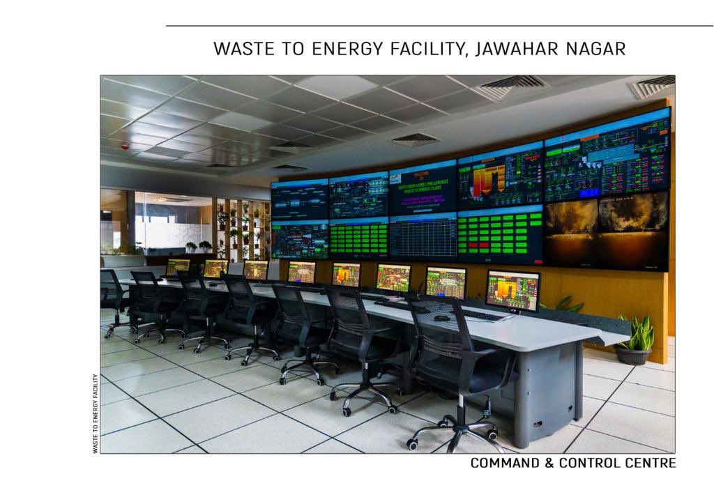 KTRBRS's tweet photo. Will be inaugurating a 19.8 MW  waste to energy (WtE) plant at Jawahar Nagar tomorrow 

Built by @GHMCOnline it is the first Waste to Energy Plant in South India

About 1200 tonnes per day of MSW will be converted into green power

Will also lay foundation for 2nd phase of 28.2MW https://t.co/as9TQHVU9z