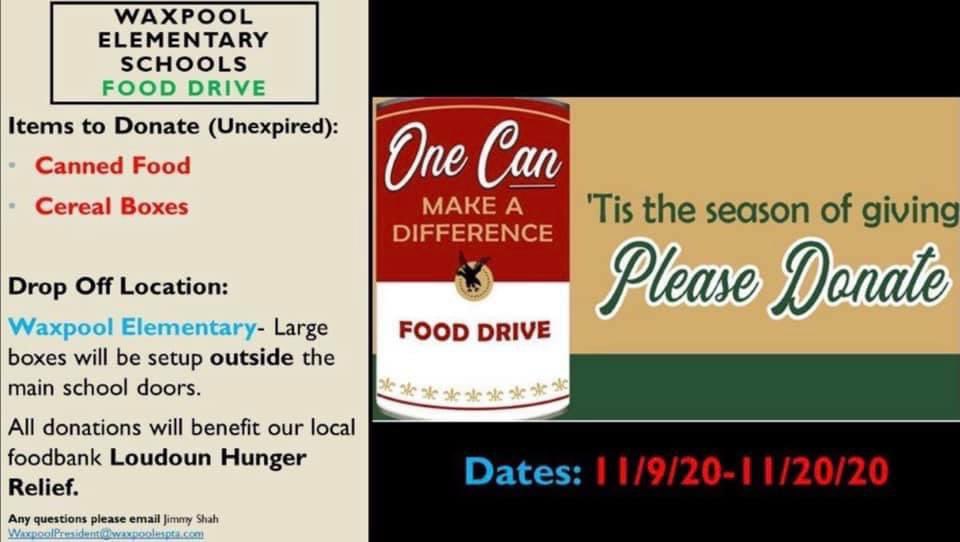 Waxpool PTA (@waxpoolpta) on Twitter photo Be sure to donate, piranhas! 💙🧡Drop off location @WaxpoolES! All donations will benefit <a href="/LoudounHunger/">Loudoun Hunger Relief</a>! Be sure to donate, piranhas! 💙🧡Drop off location @WaxpoolES! All donations will benefit <a href="/LoudounHunger/">Loudoun Hunger Relief</a>!
