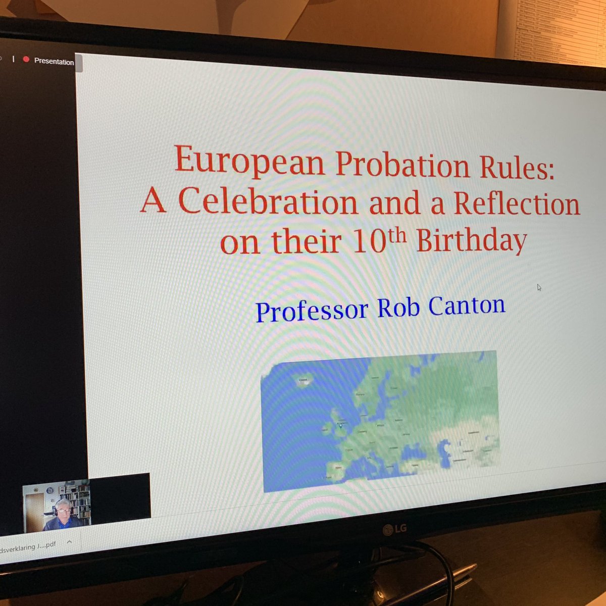Hans_Dominicus's tweet photo. Interesting keynote speech on the 10th anniversary of the Council of Europe Probation Rules by @RobCanton1 at the 25th Council of Europe (video)Conference of Directors of #Prison and #Probation
https://t.co/BFk4W9M2ch
#justitiehuizen #probationrules https://t.co/oO7wBo3pWu