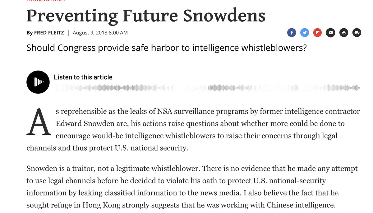 As I was saying, look at this guy, who makes Bill Kristol look like a dove, hates Assange and Snowden, and will otherwise repeat every bit of propaganda that makes Trump feel good about himself to get power. This is Trump's foreign policy base, not anti-war Twitter accounts.