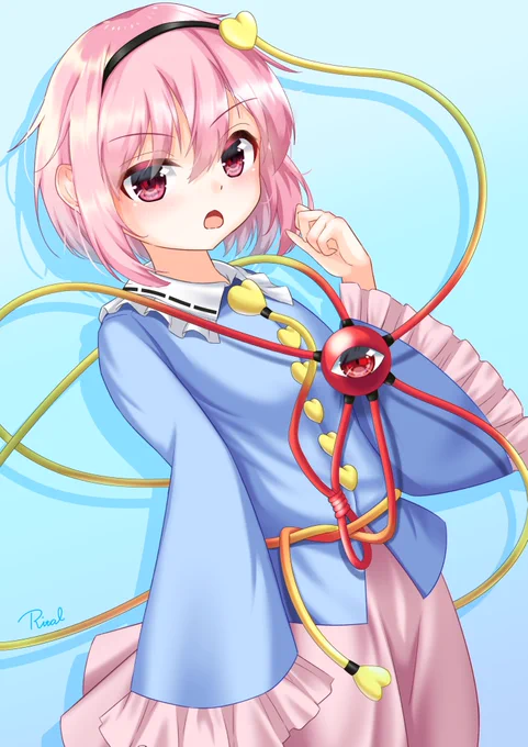 ふつうにさとり様を描いた#古明地さとり#11月11日は11点の日 