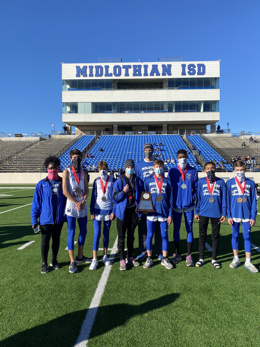 MISD_Athletics's tweet photo. Good Luck to the Midlothian Panther Cross Country teams competing in the @uiltexas 5A Regional Championship at Jesse Owens Complex today! Girls race at 2pm & Boys 2:30pm!! #misdproud #pantherpride https://t.co/7rzvDlhNXt