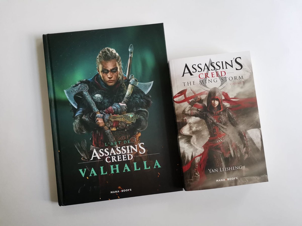 gameone's tweet photo. RT + Follow pour tenter de remporter un Artbook et un roman #AssassinsCreed de @Mana_Books_ ! 🔥🔥

Tirage au sort et résultat du #Concours le 16/11 ! #TEAMG1 #AssassinsCreedValhalla https://t.co/ZTsYF8vIAp