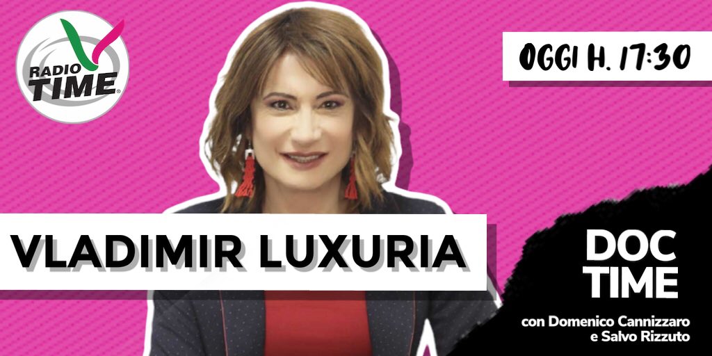 radiotime's tweet photo. Non perdete l’intervista alle 17.30 con @vladiluxuria al #doctime!
@DomenicoDoC https://t.co/aTRKjV01Wn