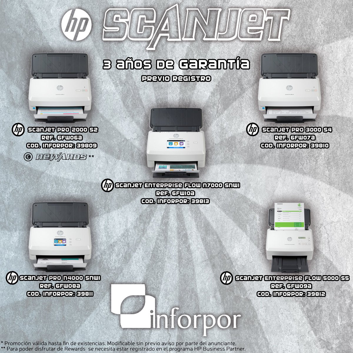 Inforpor's tweet photo. Ofertas #escaneres @HPEspana #scanjet para #CanalIt #Reseller
Adaptados a las necesidades de tus clientes y con #3años #garantía 
Consulta con tu comercial https://t.co/NwTtRMrRxv