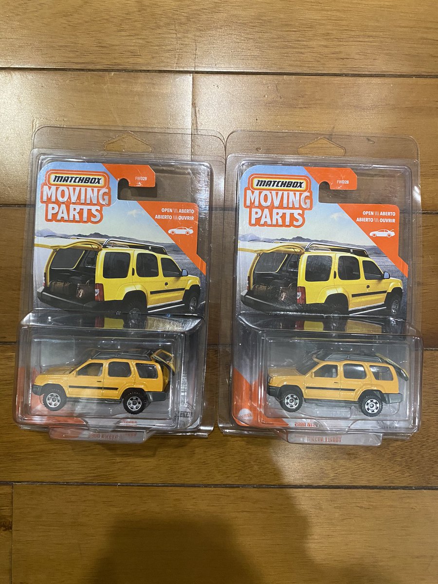 cintaprecinta's tweet photo. Matchbox moving parts 2000 nissan xterra + protector 
price : 68k https://t.co/cs15zlr9pc