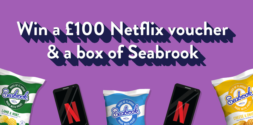 Nights in just got a whole lot better! We're treating one lucky person to a £100 Netflix voucher and a box of Seabrook Crisps to munch on! Simply #RT and follow for a chance to win! (UK only)
