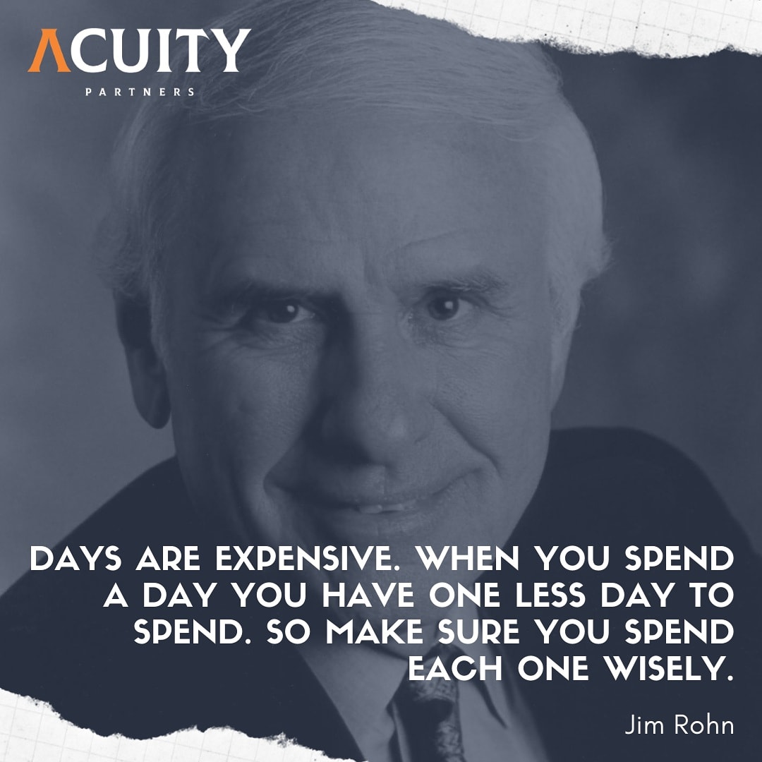 acuity_partners's tweet photo. Today is another day to spend wisely. These days, the days do not come cheap. #MondayMotivation #AcuityPartners https://t.co/2hRH7569gP