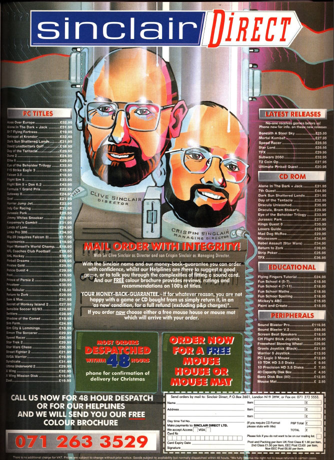 rexthedogge's tweet photo. Some random #ads from #pczone, Some Hit Squad, Sinclair Direct you could buy PC games from Sir Clive Sinclair, Special Reserve was in every mag back in the #90s and Tornado

#retrogaming #retrogames #zxspectrum #sinclair #retrogamer #pcgames #pcgamer #pcgaming #computers https://t.co/sOipjRcunS